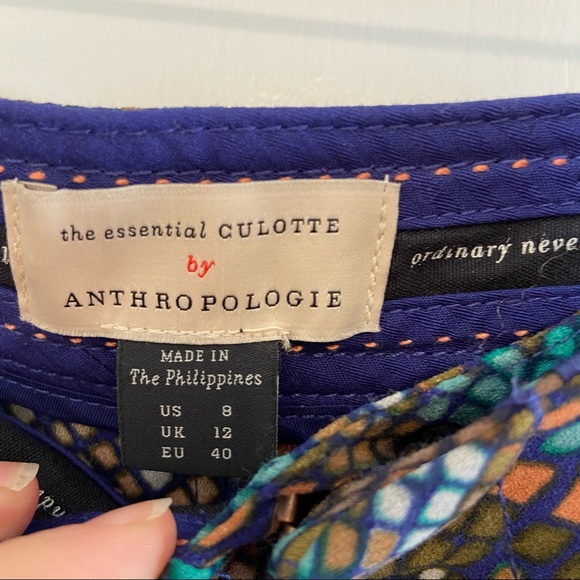 Anthropologie Essential Culotte cropped pants - Picture 8 of 9